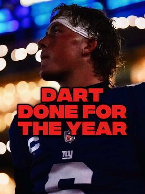 Jaxson Dart Is Out For The Season #giants #nfl #nflnews #fantasyfootball 