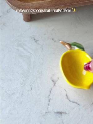 Proof measuring spoons can have personality🤭 #founditonamazon #amazonhome #amazonkitchen #lemonmeasuringspoons #whimsicalkitchen