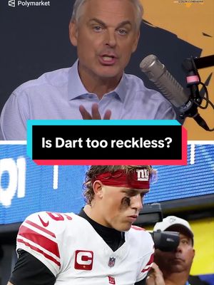 Is Jaxson Dart too reckless to last? 😬 #nfl #newyorkgiants #jaxsondart #footballtiktok 