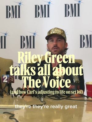 Yesterday, at the #1 celebration for his latest hit "Change My Mind, Riley Green filled us in on how life is going as a coach on The Voice + how Carl is adjusting to life in Hollywood 🤩🐕