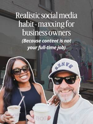 If social media keeps feeling like another job to manage, your routine is probably asking too much of you. We’re busy business owners. We don’t have time to build our week around filming, editing, testing every new tactic and keeping up with people whose full-time job is content. But we do need to show up enough for the right people to find us, trust us and eventually buy from us. That’s where a few uncomplicated habits make a huge difference. Nothing extreme. Nothing that requires rearranging your entire life around Instagram. Just small habits you can actually repeat long enough for them to compound into steadier content, stronger visibility and more opportunities for your business. Because sustainable growth usually looks a lot less exciting than the internet makes it seem. ➕ Follow for more realistic social media strategies and systems for built for business owners. #socialmediaforbusiness #socialmediatips