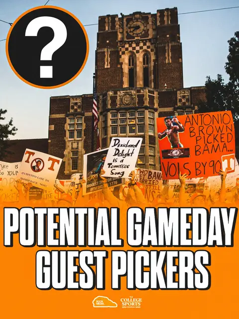 Who’s making the trip to Rocky Top for College Gameday⁉️👀 Who would you love to see as the celebrity guest picker?🤔🔥 • • • • #GBO #GBO🍊 #Vols #GoVols #VFL @The College Sports Company @The Volunteer Club 