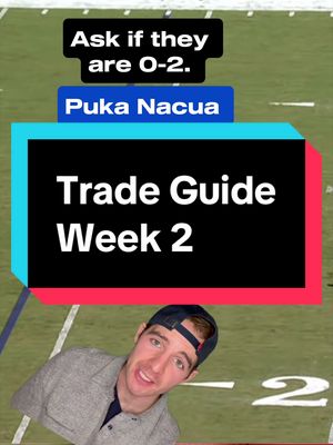 You have to be a little nuts to send an offer for one of the guys at the end. #fantasyfootball #fantasyadvice #fantasytrade 