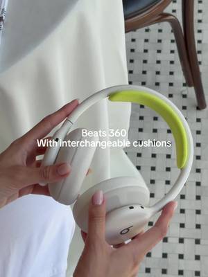 It’s as easy as that. Meet Beats 360, our first-ever over-ear headphone with interchangeable cushions and sweat and water resistance, plus Beats’ most advanced noise cancellation.