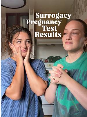 We transferred one of mine and James’ embryos to my sister @Briethepilotswife ✈️ and want to share the results with you either way 🫶 #surrogacy