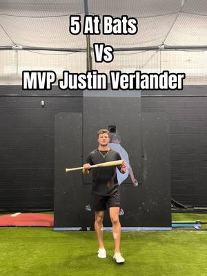 5 At Bats Vs MVP Justin Verlander