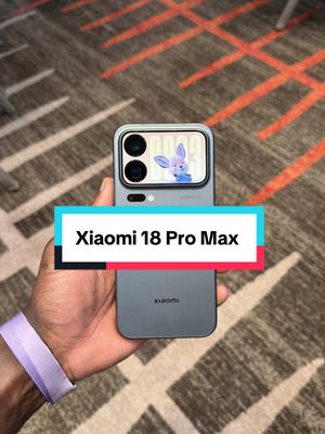 Check out the new Xiaomi 18 Pro Max with a secondary display on the back.  #xiaomi18pro 