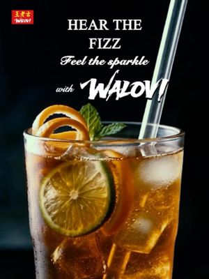 Sparkle it up.  🫧 Ice-cold WALOVI Sparkling, fresh fruit, and that extra fizzy kick. A little sparkle, a lot of refreshment. Pop, pour, sip and enjoy the summer. ✨ #Walovi #Wanglaoji #Coolingtea #FYP #refreshing