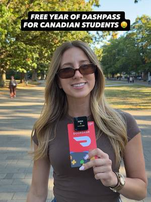 #Ad Student life just got a little easier. 🎓🙌 Canadian students can get a FREE year of Student DashPass from DoorDash (@doordash_ca) until October 12. That means unlimited $0 delivery fees and reduced service fees on eligible orders are coming your way this semester and beyond! The offer is only here for a limited time. 👀What would you get with DoorDash? Terms apply: bit.ly/4cbhB2M. #DoorDashCanada #StudentDashPass #BackToSchool