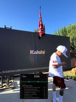 Getting ready to score big on the field and on @Kalshi #kalshipartner 