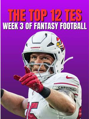 Best TEs To Start For Week 3 of fantasy football #football #fantasyfootball #nfl #tightend 
