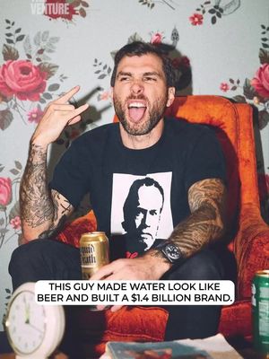 The water in Liquid Death is just water. Cessario worked out what the product really was backstage at a punk festival in 2009. The bands were pouring water into empty Monster cans to hide what they were drinking. Holding a bottle of water on a stage full of people with beers makes you the one person who is not drinking, and nobody wanted to be that person. So the can is what he was selling. His brief was that walking round a club with a can of water had to feel exactly as good as walking round with a beer, which is why it comes in a tallboy with a metal logo and Murder Your Thirst down the side. The customer is anybody at a gig or a bar who does not want to drink and does not want to look like it. Liquid Death took around $333 million in 2024, and now sells energy drinks, soda and iced tea alongside the water. Across Instagram and TikTok it is the third most followed drinks brand in the world, behind Red Bull and Monster. Follow @theventure for the greatest founder stories ever told!