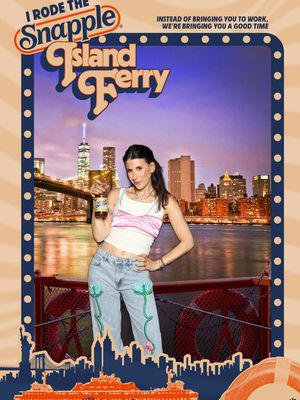 #ad Saved by the snap! Boarded the Snapple Island Ferry, and thanks to Colin Jost, Pete Davidson, & @Snapple, I saw an epic comedy show. Only in NYC would this happen!! #snapple #snappleislandferry #comedy #standup 