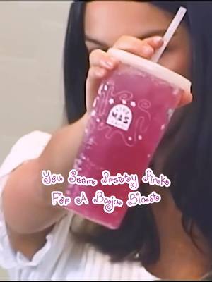 you seem pretty pink for a baja blast is out now everywhere <3 every purchase helps support taco bell foundation + @girlsinc  @Olivia Rodrigo @livies hq 🩷 