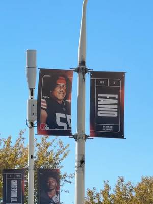 New Browns Banners outside Huntington Bank Field 🔥🔥🔥 #nfl #browns #clevelandbrowns #browns #cleveland @Max Loeb 