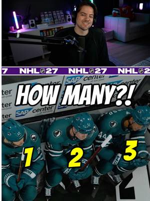 How many players can fit inside the penalty box in NHL 27?🤔❌ #gaming #hockey #nhl27