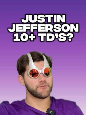 Is Justin Jefferson gonna score 10+ TD’s this season? #NFL #football #vikings #justinjefferson #kalshipartner 
