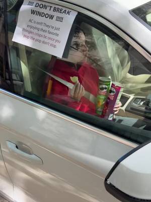 Don’t panic, all she needs are her crisps​