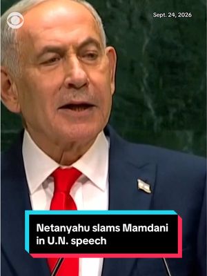 Israeli Prime Minister Benjamin Netanyahu slammed New York City Mayor Zohran Mamdani in a contentious address to the United Nations General Assembly on Thursday. "Mr. Mamdani, since you were elected mayor of the city, many Jews no longer feel safe in New York," Netanyahu said in his U.N. address. "You falsely, repeatedly accuse Israel of genocide." In a statement after the address, Mamdani said: "As he has done time and again, Prime Minister Netanyahu used his speech to repeat baseless lies meant to sanitize his genocide of Palestinians. #netanyahu #mamdani #un 