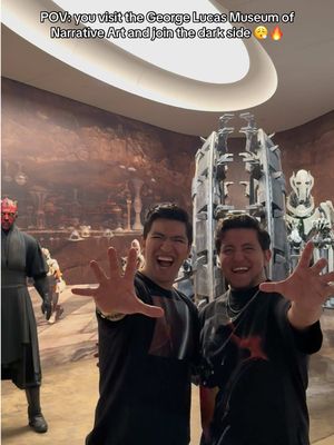 @RAYHEADLINES Visiting the George Lucas Museum of Narrative Art and joining the dark side 😮‍💨🔥 #lucasmuseumofnarrativeart #georgelucas #starwars #blurayangel #darthmaul 