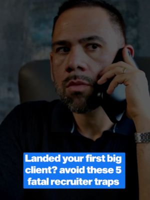 Landing your first major client is huge, but it can quickly turn into a trap if you aren't careful. 🧠 Here are the 5 fatal mistakes recruiters make after winning big accounts: 1️⃣ Doing Everything Alone: Trying to source, screen, and deliver without delegating or building a team around the account. 2️⃣ Discounting Fees: Slashing rates just to lock the client in, cheapening your expertise. 3️⃣ Getting Comfortable & Lazy: Stopping proactive business development because one big client is generating revenue. 4️⃣ Relying on a Single Contact: Failing to build multi-threaded relationships across the client’s organization. 5️⃣ 0 Documented Processes: Not documenting how you fulfilled the search, making it impossible to repeat or delegate next time. Winning the account is only half the battle. Building a sustainable system around it is what turns a single client into long-term enterprise value. 📲 Save this post to audit your account management strategy! 🚀 #RecruitingStrategy #AgencyGrowth #ExecutiveSearch #ClientRelationships #ScaleYourFirm