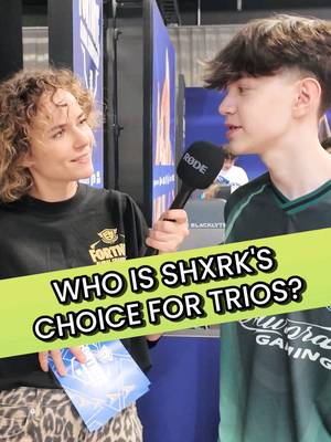 I got to catch up with @shxrk at #FNCS Globals where we had to discuss how he's the player everyone wants on their trio