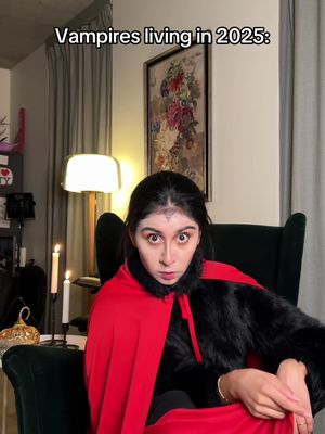 Volkslana the vampire will be back soon… for now, enjoy this classic repost!🧛🏽‍♀️🩸 #halloween #skit #vampire 