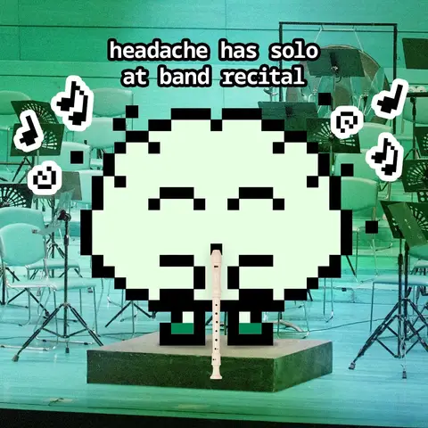 teacher luv when headache play every note at same time 