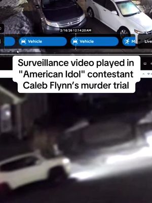 Day six of the trial against former “American Idol” contestant Caleb Flynn included surveillance video from a neighbor who lives on the same street where Flynn’s alleged affair partner, Alleigha Botner, was housesitting the weekend his wife, Ashley Flynn, was killed. Neighbor Joseph Stratman testified about three videos from February that he provided to police.