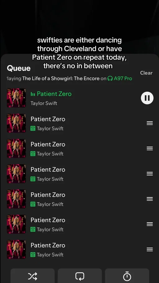 praying for my patient zero girl rn 🥀 #taylorswift #tloasg #patientzero #theencore #cleveland 