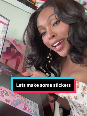 Thank you @Cricut for giving me the new Cricut StickerPix Print + Cut so I can help my husband can find new ways to love/torment me #ad I think the stickers turned out super cute! I know a lot of you guys don’t know what he looks like but the chibi face is close enough lol #stickerpix #cricut