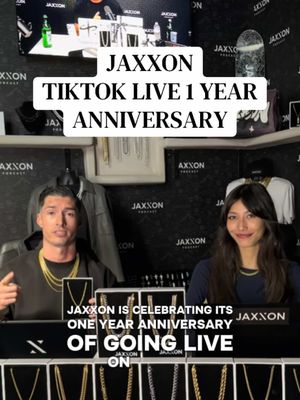 JAXXON IS LIVE WITH OUR 1 YEAR ANNIVERSARY OF GOING LIVE ON TIKTOK. JOIN OUR LIVE NOW FOR SOME AMAZING DEALS ON OUR BEST-SELLING JEWELRY! #JAXXON #GiftGuide #TikTokLive #anniversary #FlashSale @Jarett Castillo 