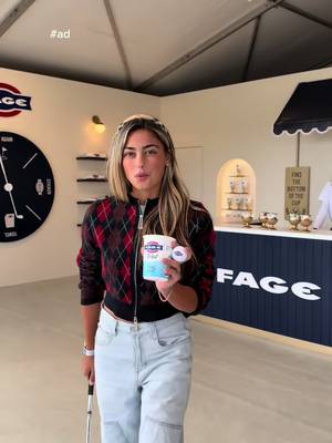 Huge thank you to @FAGE for having me out at the President’s Cup! #ad 
