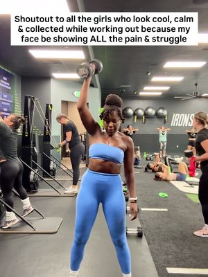 Just out here fighting for my life and my face is telling all my business. 😂 Who else is like this? And who else is locking in for Q4?!💪🏾 #fitness #hybridtraining #fyp