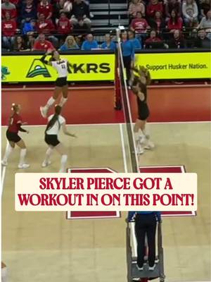 If at first you don’t succeed, try, try… try again! #bigten #huskers #volleyballworld #nebraskavolleyball #volleyballtiktok 