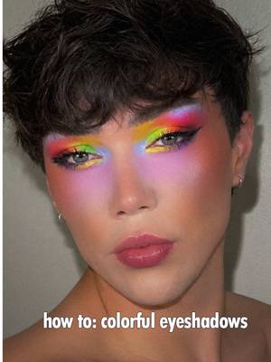 don’t be scared of color babe let it bet scared of you… @Haus Labs @Blend Bunny Cosmetics #makeuptutorial #colorfulmakeup #2016makeup 