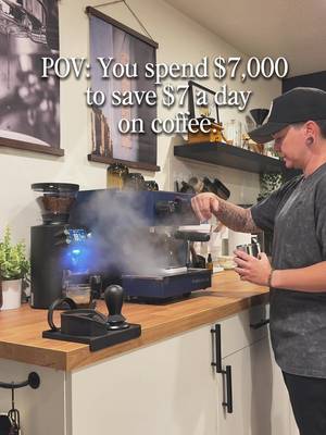 I never was good at math.  #espressomachine #coffeeathome #lamarzocco 