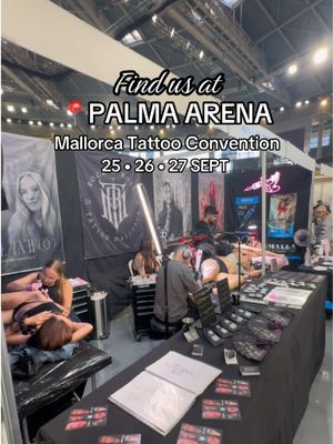 WE’RE AT THE MALLORCA TATTOO CONVENTION! 🔥 3 days of tattoos, art & good vibes! Come meet our artists! 📍 Palma Arena 📅 September 25, 26 & 27 COME SAY HI! 🤘 #MallorcaTattooConvention #TattooMallorca #MallorcaTattoo #TattooConvention #palmaarena 