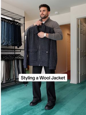 Styling the outfit around this new wool jacket!