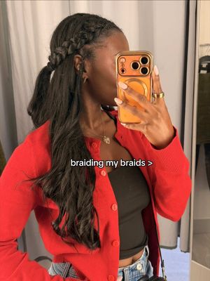 the two braids in the front never fail me 😍 #miracleknots