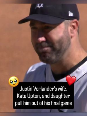 A career spanning two decades. A Hall of Fame #resume. One final walk off the field with his #family ❤️ What a career, #JustinVerlander 👏 (via @MLB) #baseball #kateupton