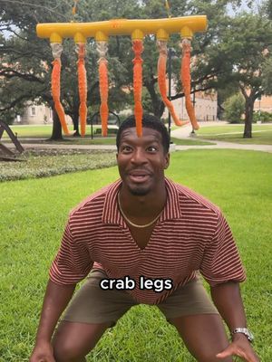 @Jameis Winston really knows his way around a crab leg 🦀  #CollegeFootball #jameiswinston 