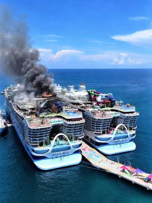 What actually happens if a cruise ship catches fire? 😳🚢🔥 Cruise ships have advanced fire detection, suppression systems, and emergency teams ready at all times. Here's what really happens if a fire breaks out at sea. #ship_facts #cruise #cruiseship #fyp #travel 