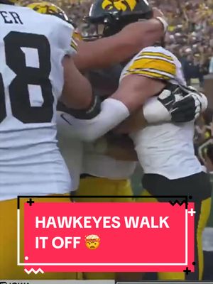 The Iowa Hawkeyes win the game with no time left on the clock! 🔥 (🎥: CBS Sports)