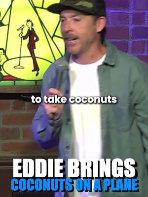 Eddie really thought coconuts were a carry-on essential. 🥥✈️😂 ESCONDIDO, YOUR SATURDAY NIGHT JUST GOT FUNNIER. 🎤 Comedian Eddie Ifft is bringing his stand-up to Grand Comedy Club on September 26. Watch the clip. If you're laughing, imagine the whole show. 🎟️ Grab your tickets and bring someone who appreciates a good laugh. #EddieIfft #comedy #standup #standupcomedy #funny
