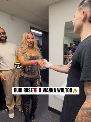 @wanna got @RubiRose star struck🤣🔥 #wannawalton #CejudoWalton | Sat, Sept 26th | Live on @DAZNBoxing 