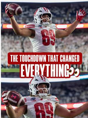 Surprised Jacob Harris showed up during a big moment? We’re not because THAT’S JUST WHAT HE DOES 👏 #Badgers #CollegeFootball