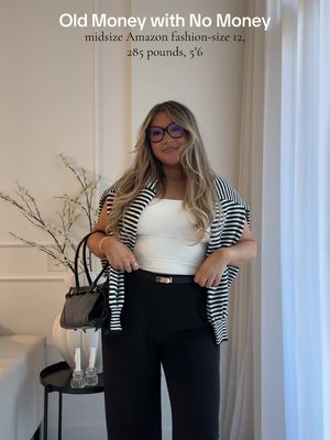 Midsize Amazon outfit GRWM fall fashion old money #midsizefashion #amazonfinds  