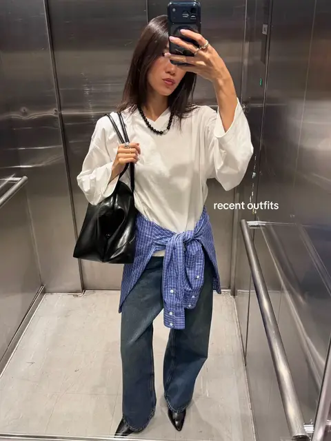 monthly elevator outfit rotation 🤳