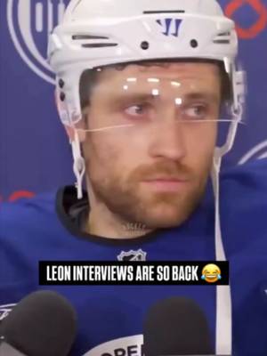 Leon Draisaitl with near a mic is always must-see TV 😂🎤 #LeonDraisaitl #EdmontonOilers #NHL #hockeytok #Oilers #NHLFaceOff